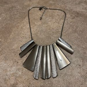 WHBM silver statement necklace